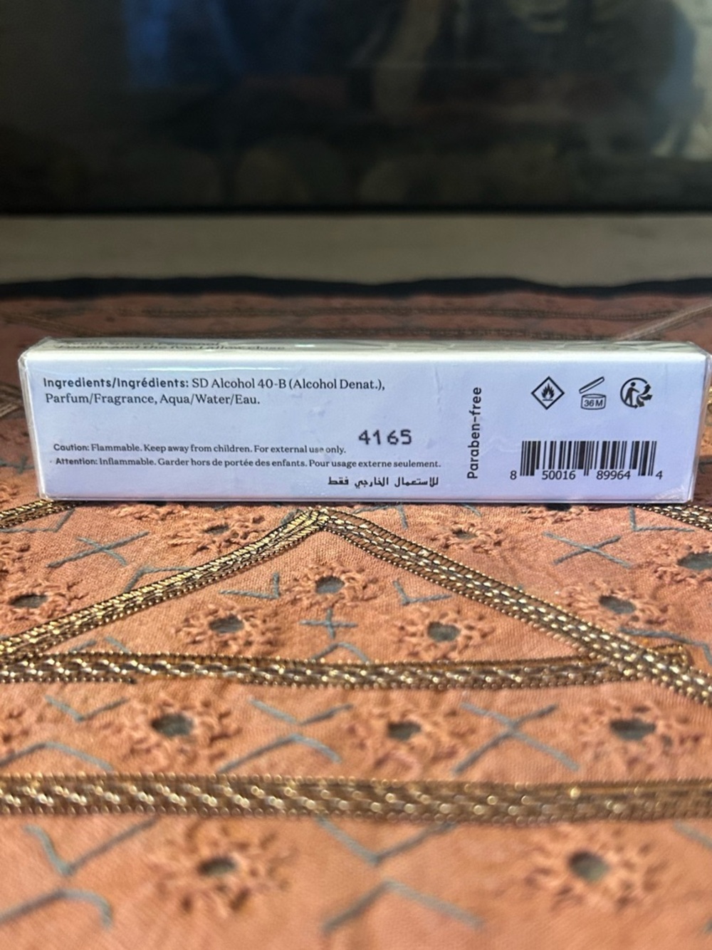 Commodity Paper- Personal Eau de Parfum with Amber & Iso E Super Travel Spray - Picture 5 of 6